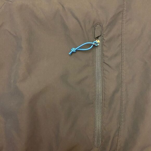 Land's End Navy Blue Nylon Windbreaker Long Sleeve Jacket Size Large - Picture 5 of 12